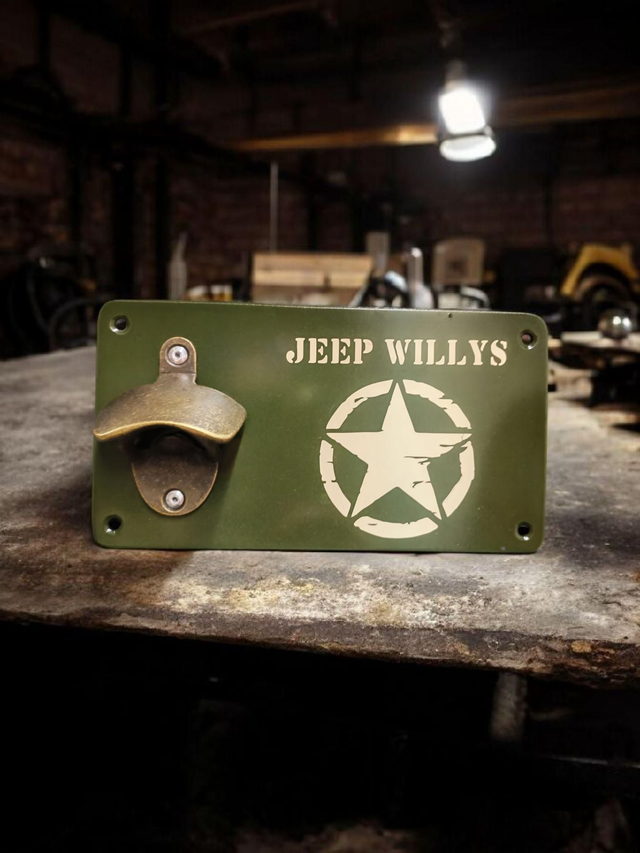 Décapsuleur mural jeep