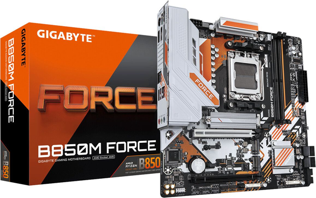 02.2.0103 – Scheda Madre Gigabyte B850M FORCE – Micro‑ATX versatile per Ryzen 7000/8000/9000