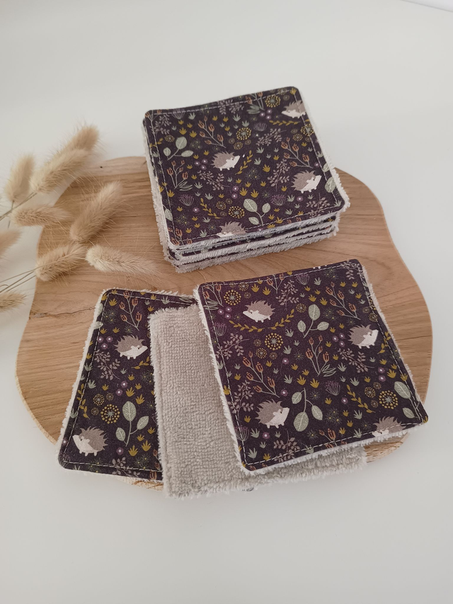 Lot de 10 cotons lavables 