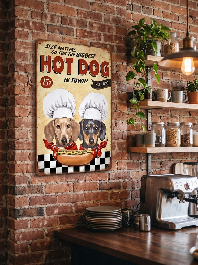 Hot dog in town
