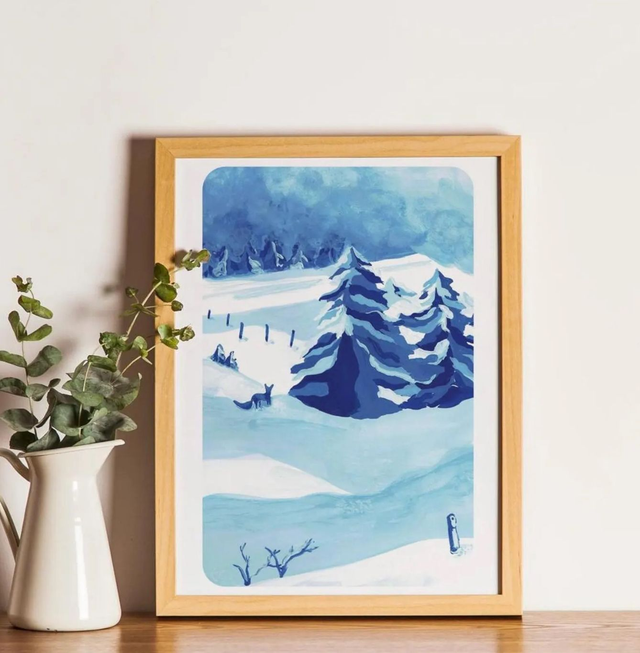 Renard d’hiver, Jura