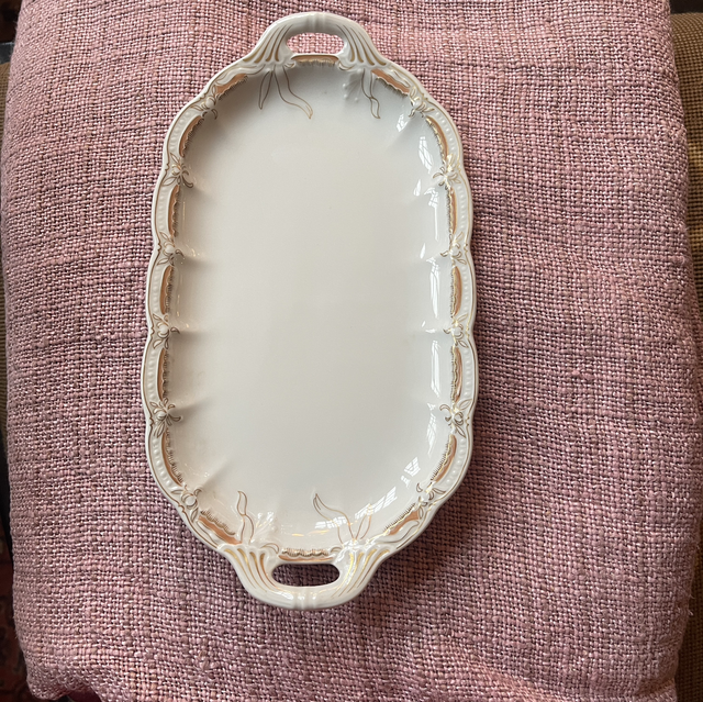 Hutschenreuther Teller  mit Griffen Porzellan