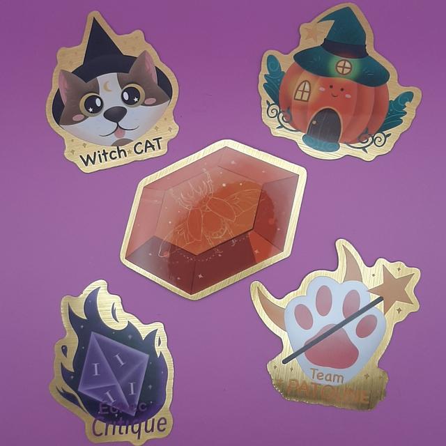 Stickers Aishi créations x Kumaking