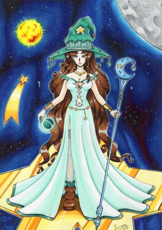 Print stars ans moon