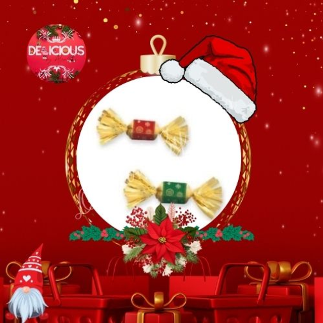 Papillotes au praliné assorties chocolat au lait ou noir - 100G ou au KG