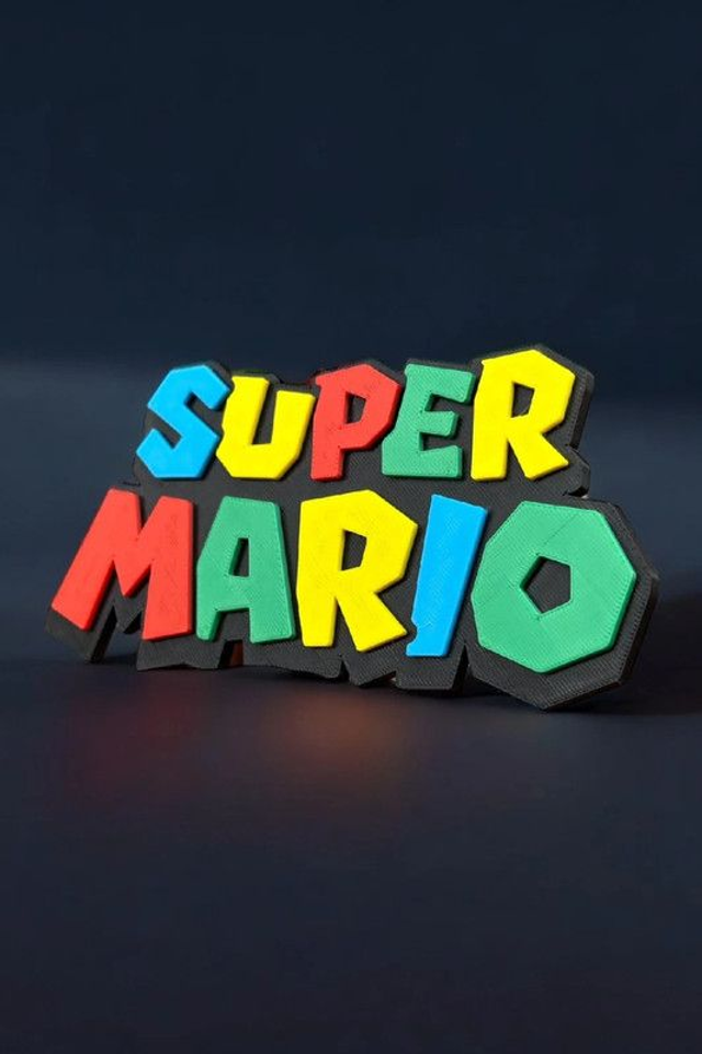 Plaque Super Mario – Édition Color Gaming
