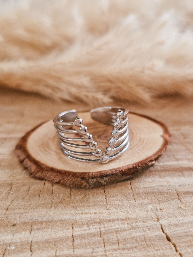 Bague "Victoire" - Modèle argenté