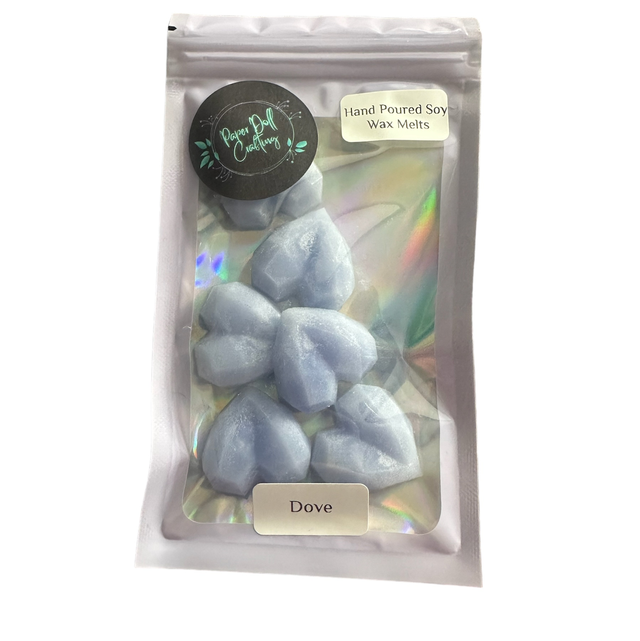 Soy Wax Melt Hearts - Dove