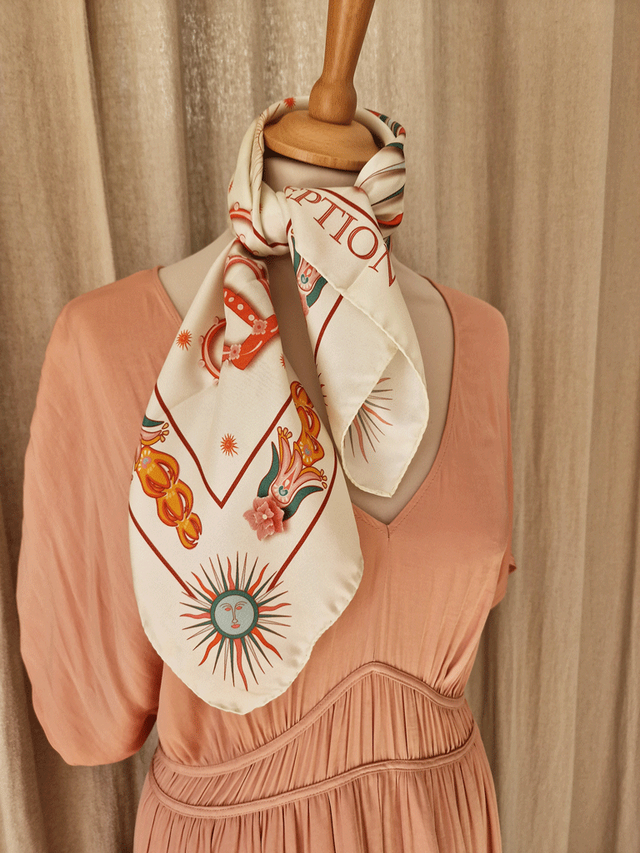 CARRÉ SOLE BEIGE 65