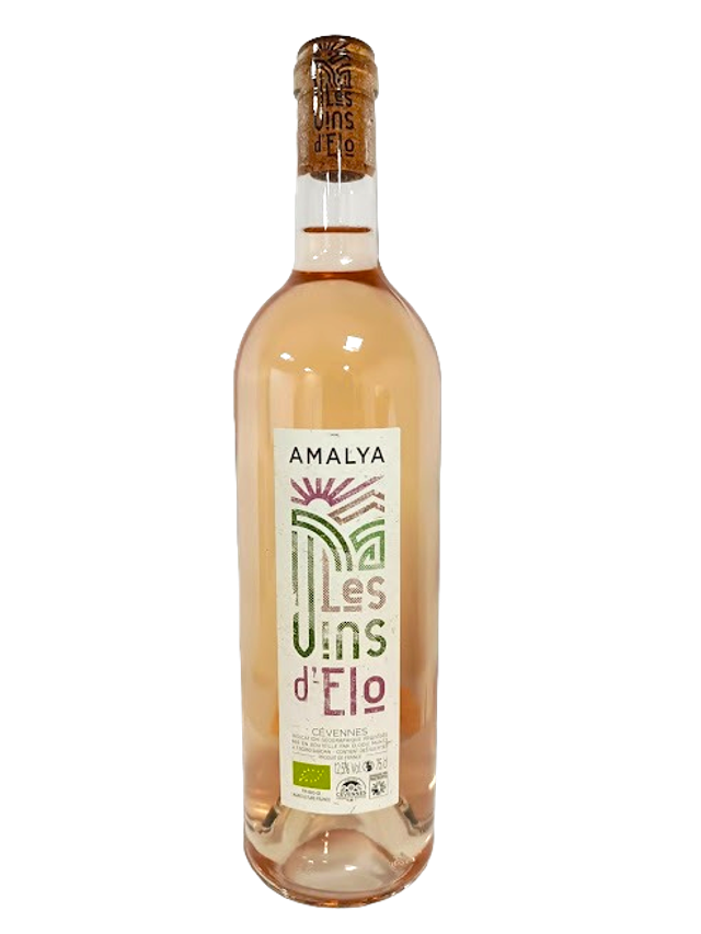 Rosé 2025 - Amalya  - LES VINS D'ELO - 75cl - 12.5%vol - Sans CRD - Bio