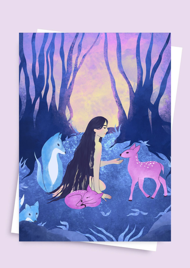 Carte Forêt enchantée