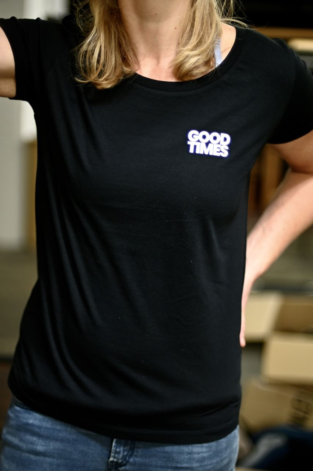 Basic T-Shirt Frauen schwarz