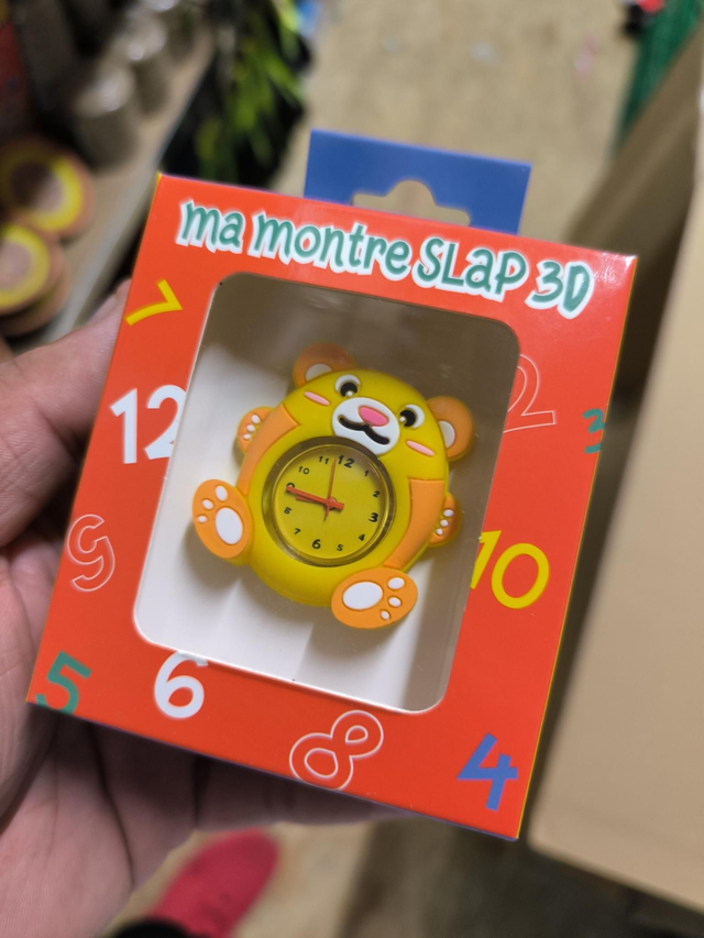 MONTRE SLAP ANIMAUX 3 D