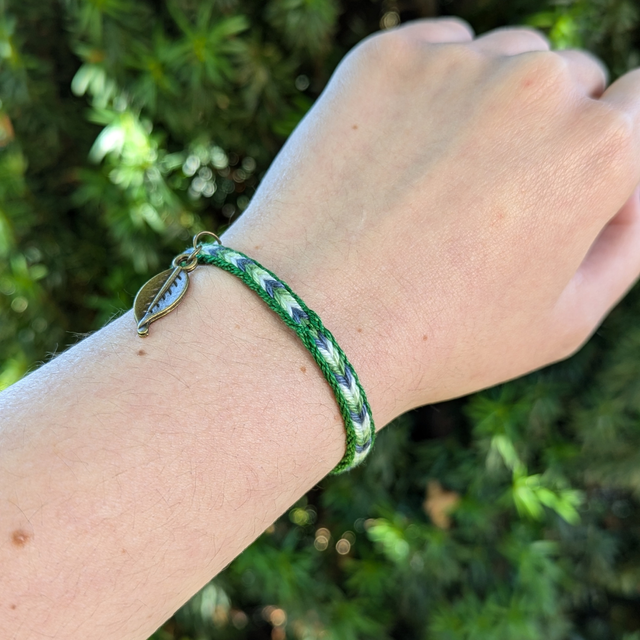 Bracelet &quot;Jardin après la pluie&quot;
