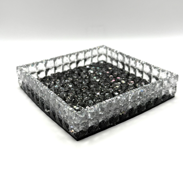 Plateau Diamant carré Esprit de fête