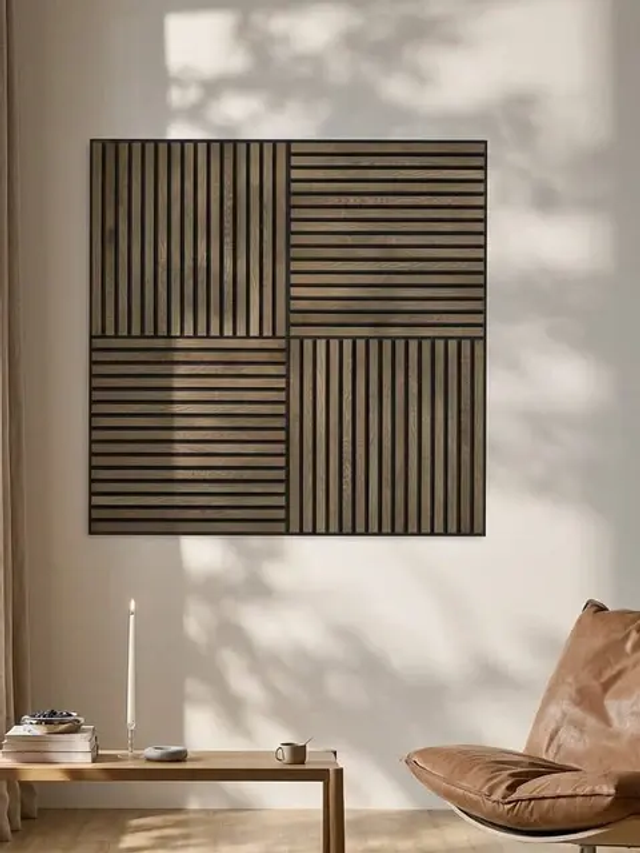 Woodupp Akupixel 60 Chêne Rustique Gris Feutre noir (2006) 4 pièces