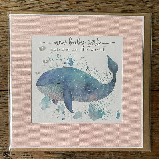 G52 Welcome to the World New Baby Whale