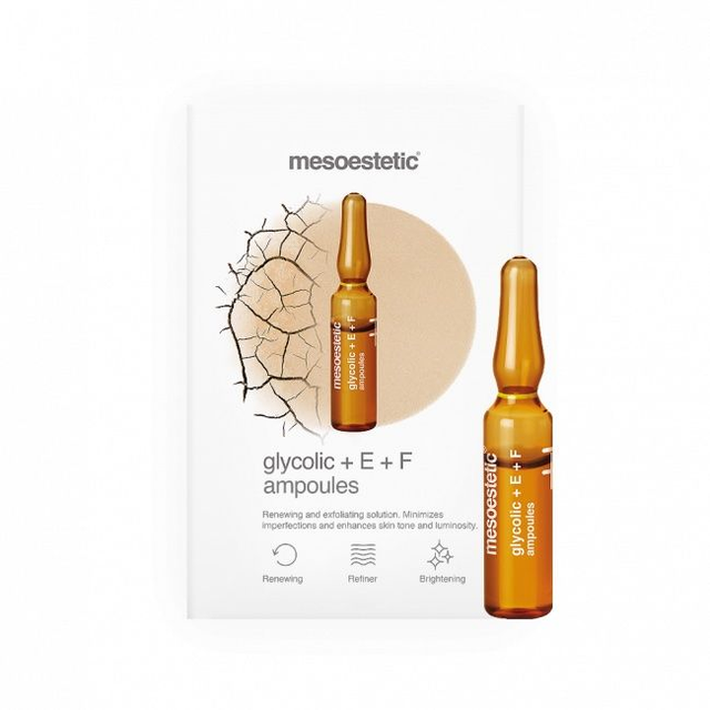 Mesoestetic - Glycolic + E + F ampoules