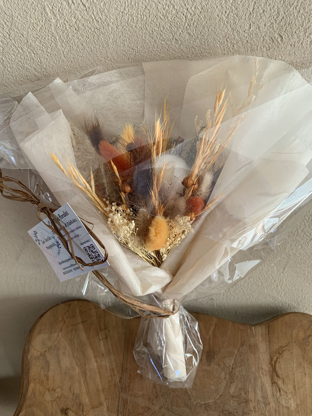Bouquet de fleurs séchées