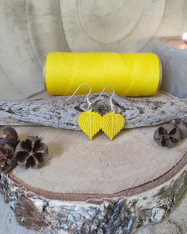 Boucles d'oreilles feuilles 