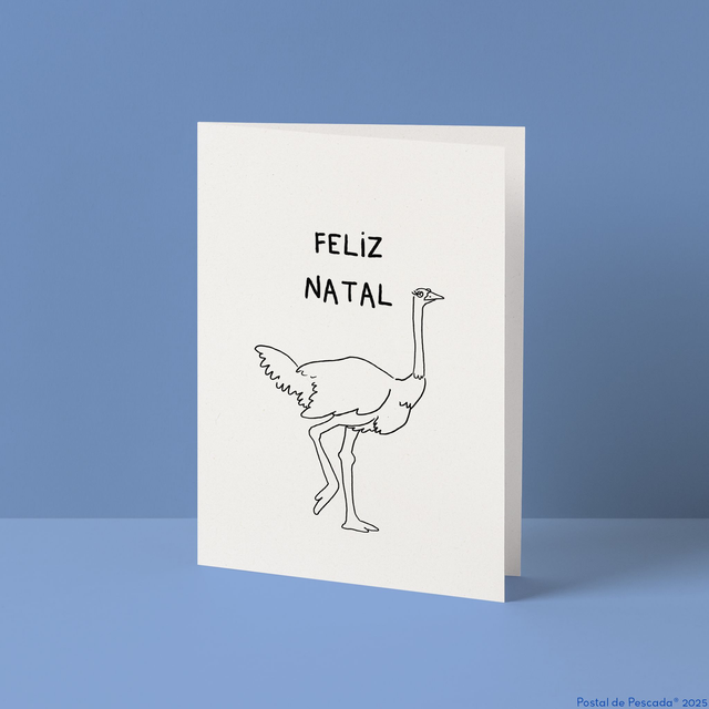 Feliz Natal - Avestruz