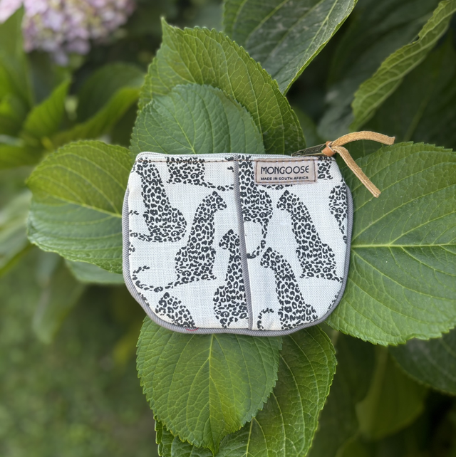 Patchy Purse Leopard Natural/Charcoal