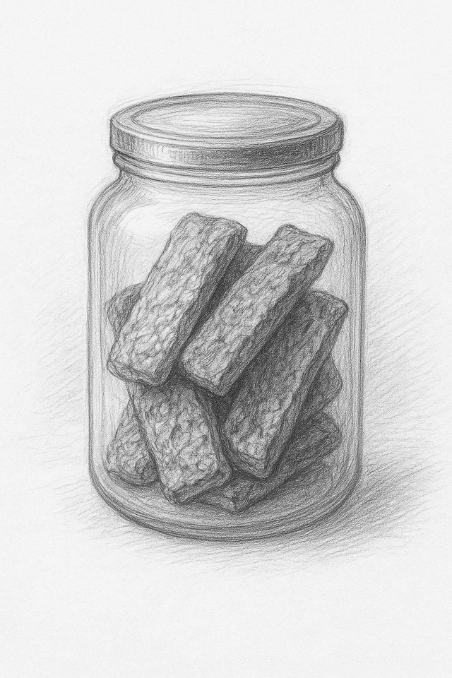 Barres céréales naturelles – Énergie &amp; protéines pour chiens