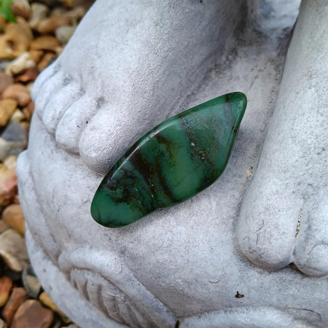 Genuine African Jade Crystal Tumblestone