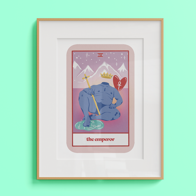 The Emperor Tarot Print