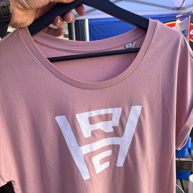 Dames t-shirt oudroze