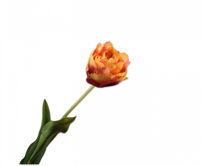 Silk-Ka Tulp Rood Geel 84cm