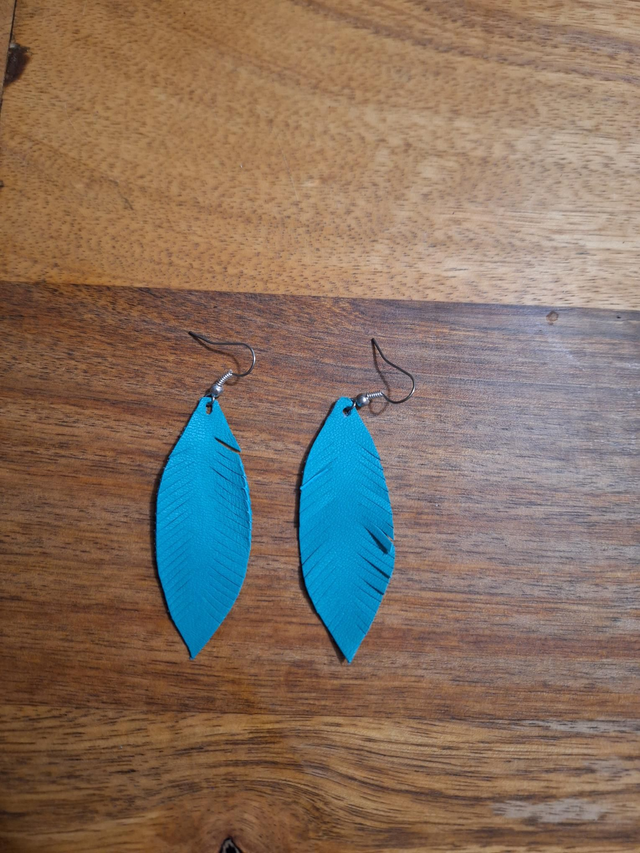 Boucles d'oreilles plumes 