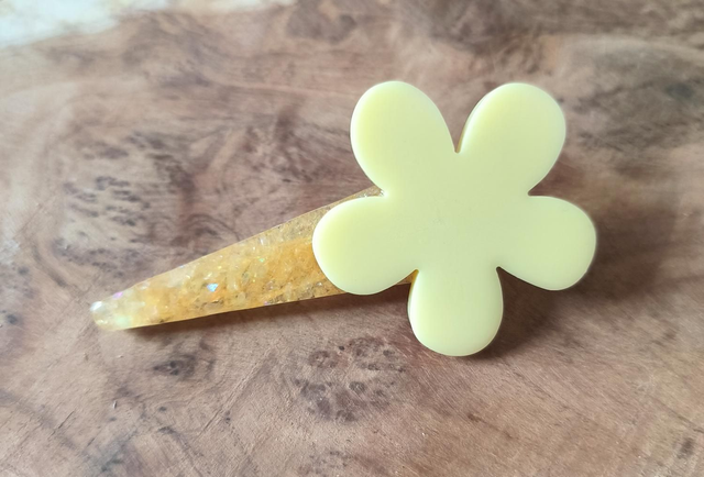 Barrettes •  M A R G U A R I T A - Jaune