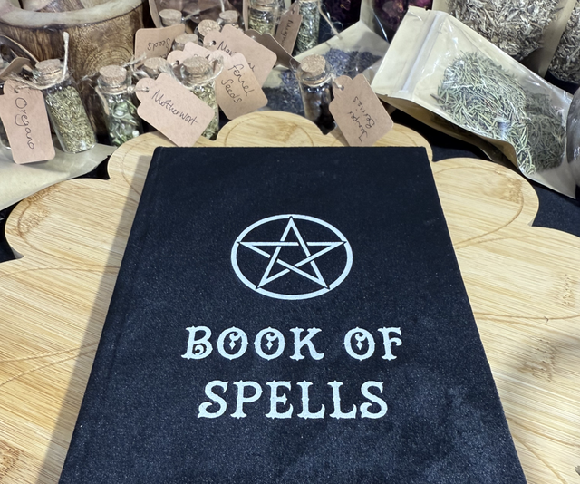Book of spells notebook