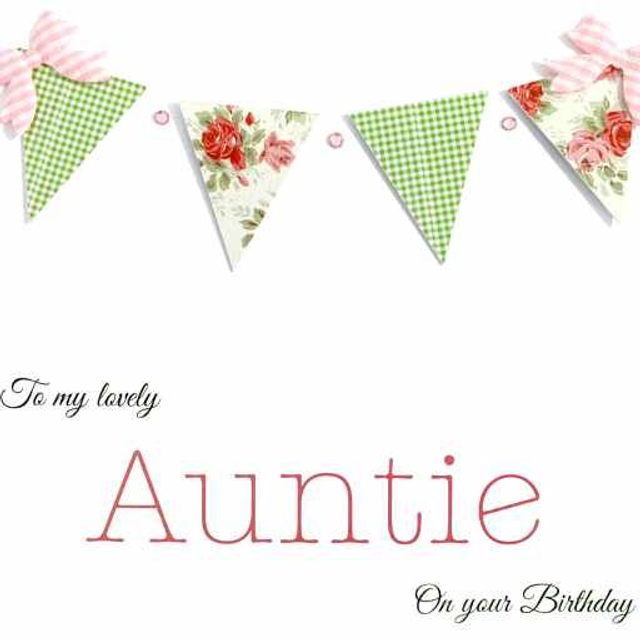 Bunting - Auntie