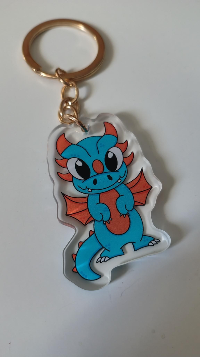Dan The Dragon - Keyring