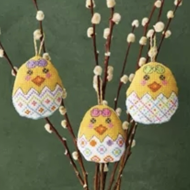 Permin Egg Decorations Counted Cross Stitch Kit 