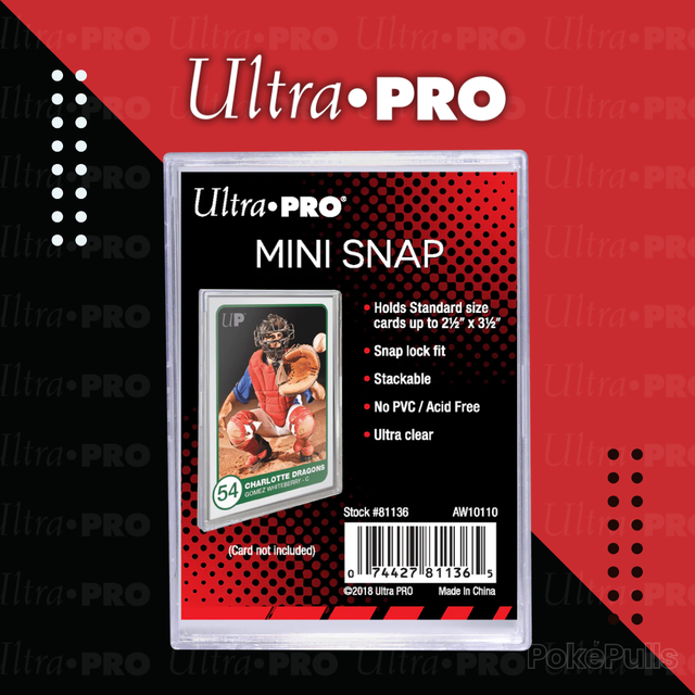Ultra PRO: Mini Snap Card Holder