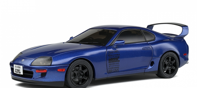 Toyota Supra MK4 A80 blau Solido 1:18