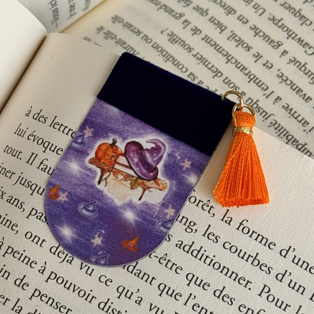 NEW Marque-pages magnétiques Purple Witch 