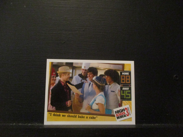 "I Think We Should Bake A Cake" - Quote Card High School Musical 3 Senior Year Original Trading Card