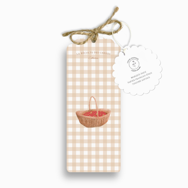 Marque-page - La récolte des cerises