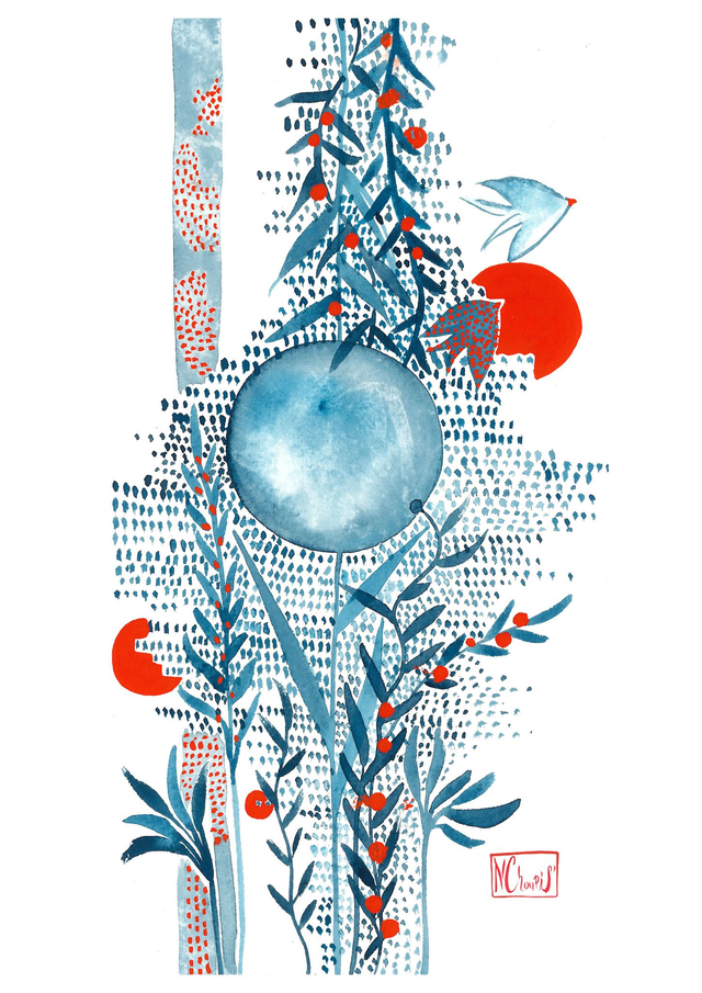 Illustrations A4 - Impression offset sur papier ivoire 320gr