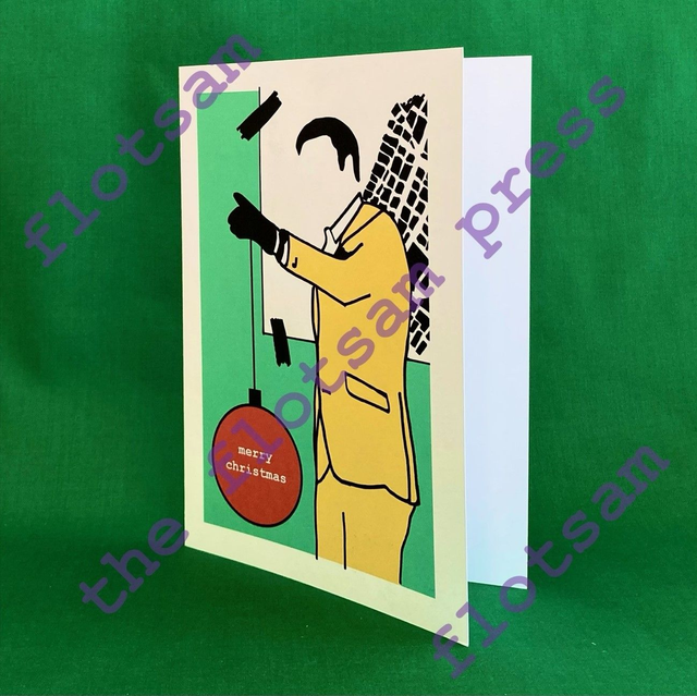 &quot;You&#039;re only supposed to blow the baubles off&quot; - Christmas card