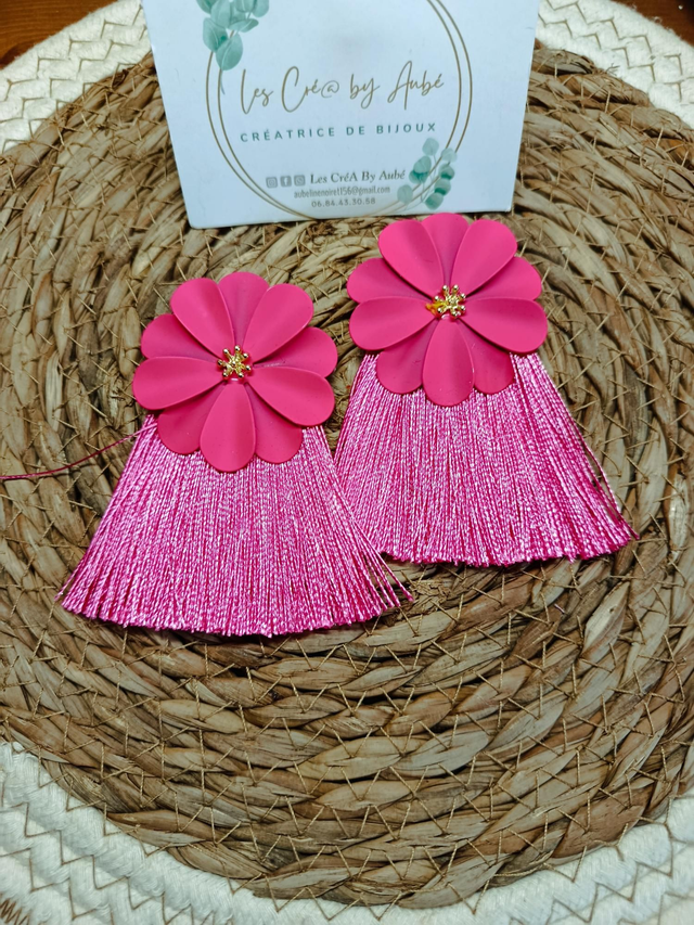 BO ATTRAPES REVE "FLORAL" FUSHIA 0000217