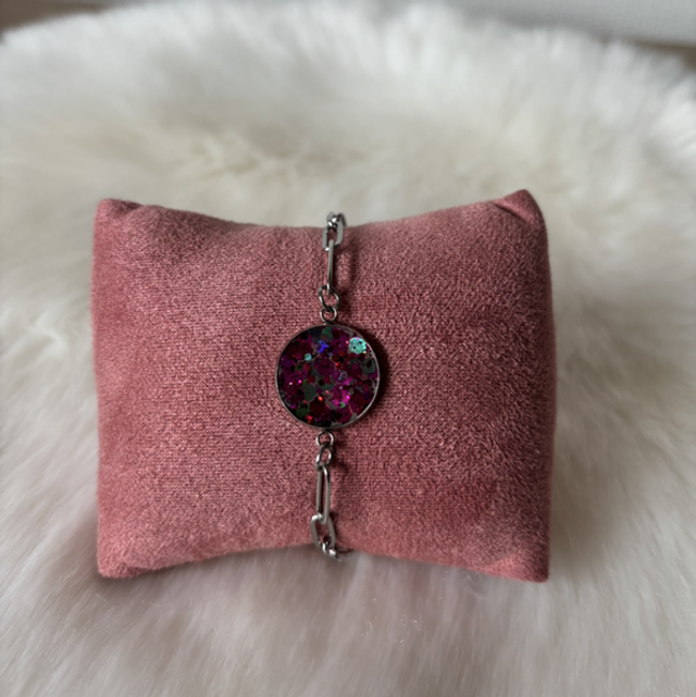 Bracelet Shiny fuchsia