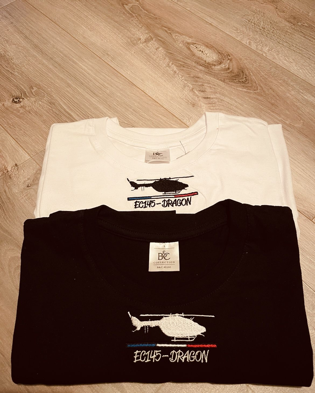8 - TEE SHIRT Brodé - série EC145