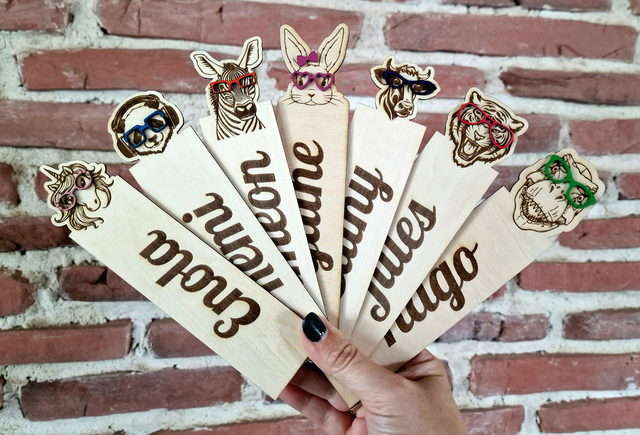 Marque pages animaux rigolos