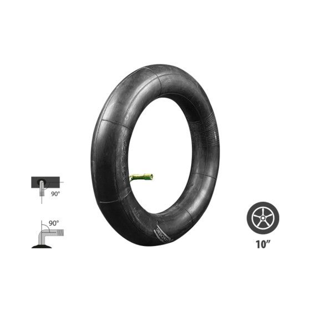 Chambre à air 10x2.50 valve 90 x 90 degrés