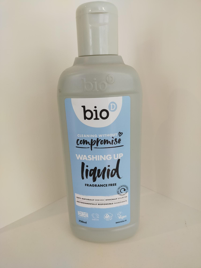 Bio D Washing Up Liquid Scent Free 750ml 80985